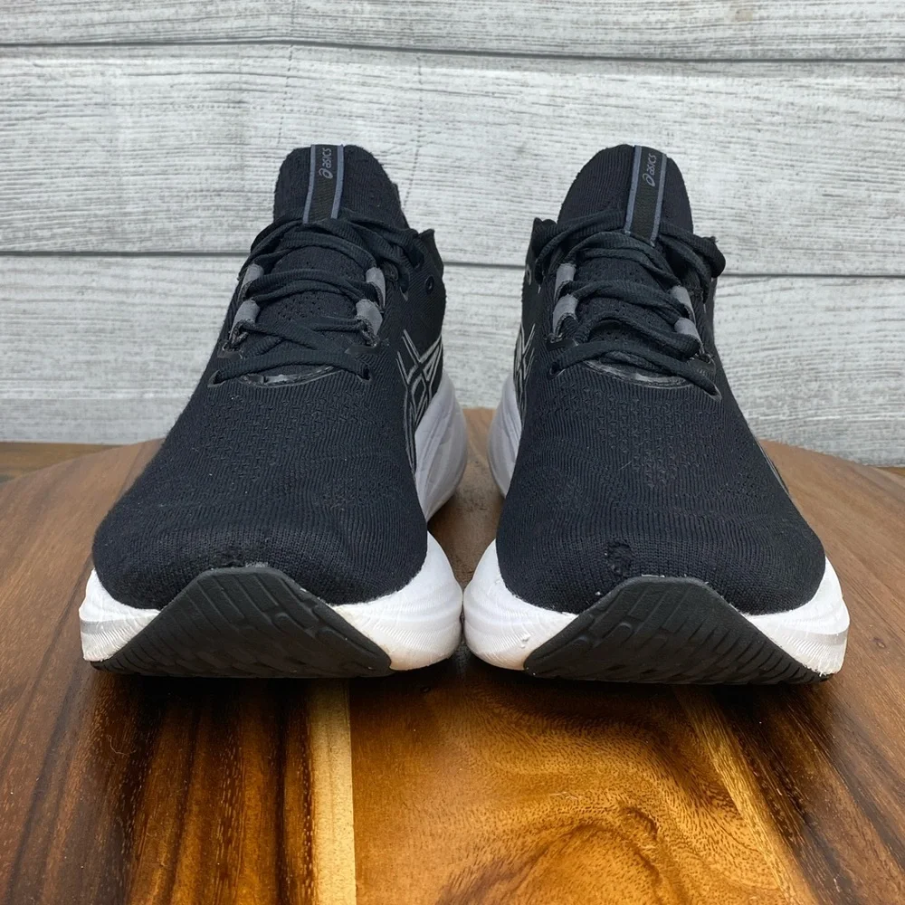 Asics Black and White Athletic Shoes - Picture 8 of 13